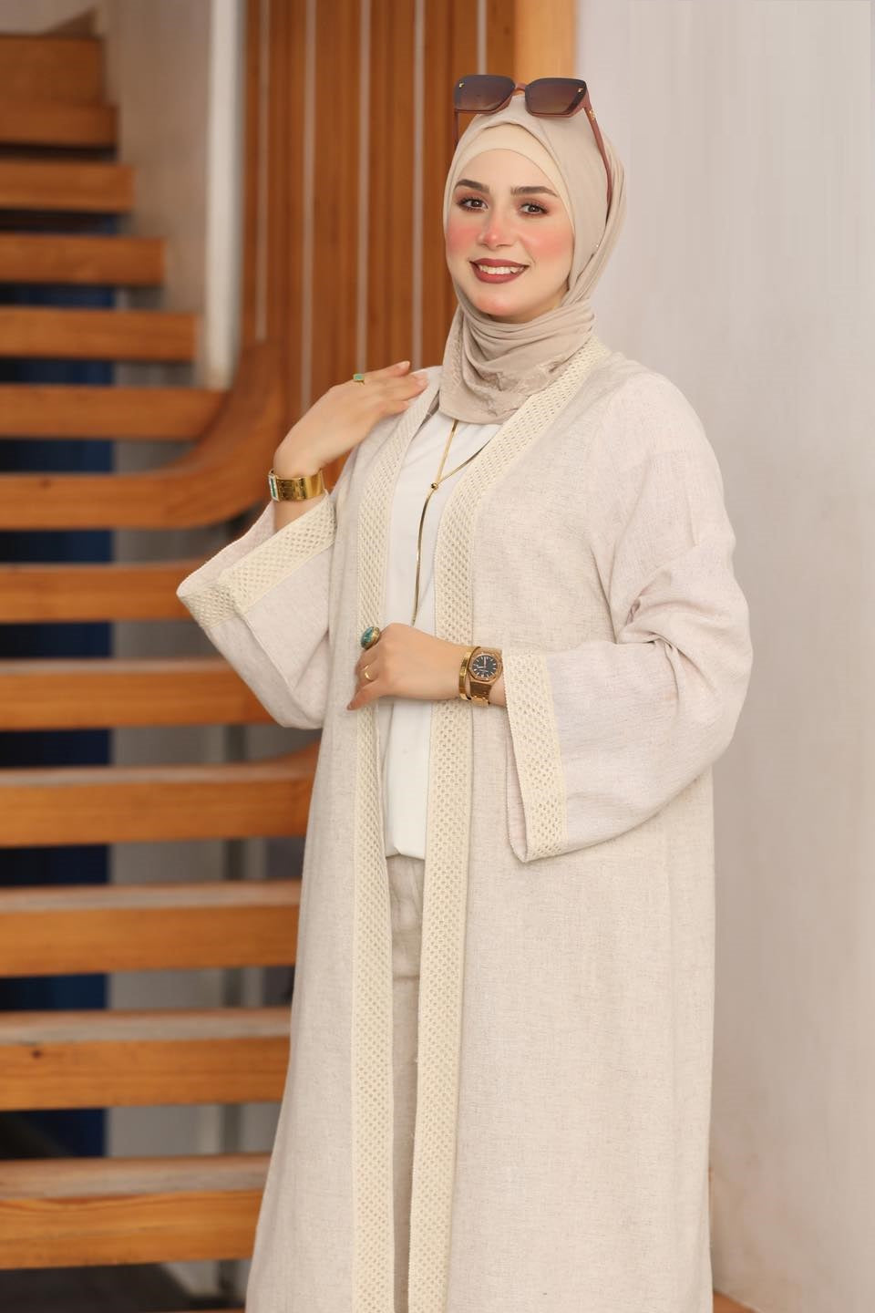 Cardigan with pants