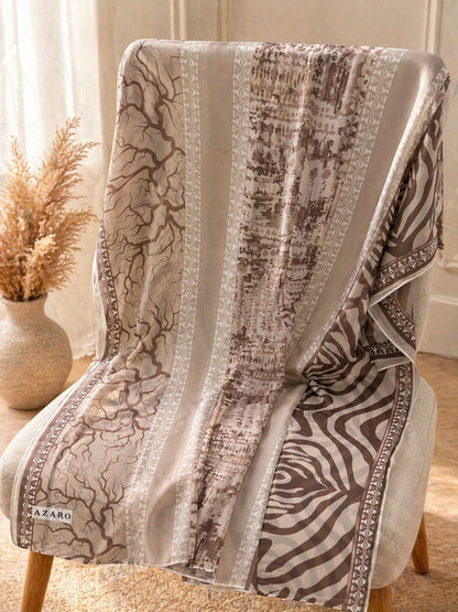 Abstract Zebra Scarf