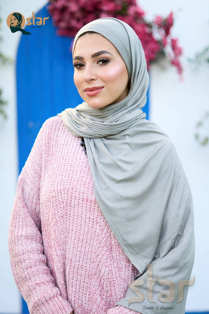 Ribbed Cotton Scarves