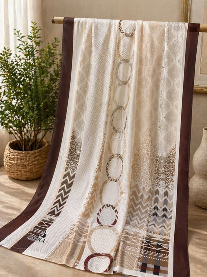 Earthy Geometry Scarf