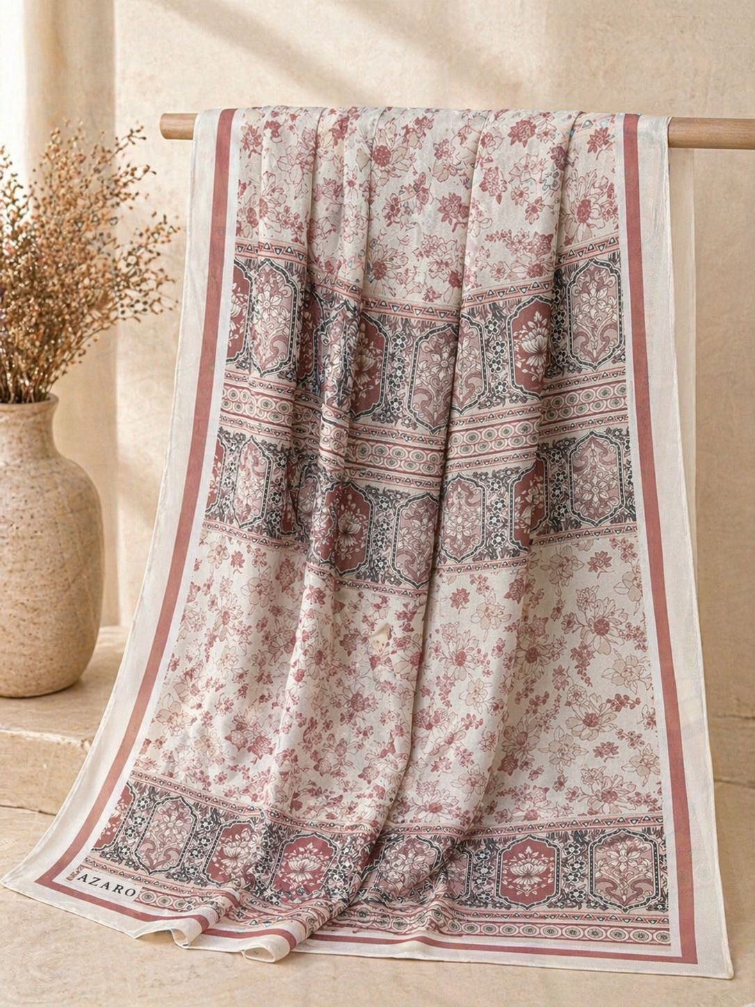 Blush Floral Scarf